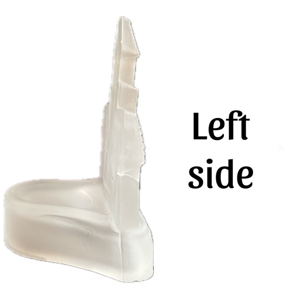 Vintage Beacon Hill Frosted Glass Christmas Church House Tea Light Candle Holder - Picture 3 of 6